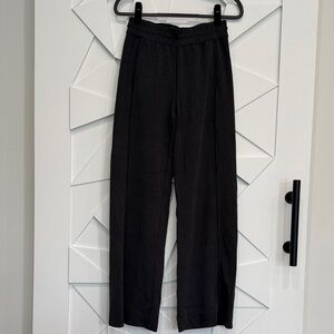 lululemon athletica Black Wide-Leg Knit Pants